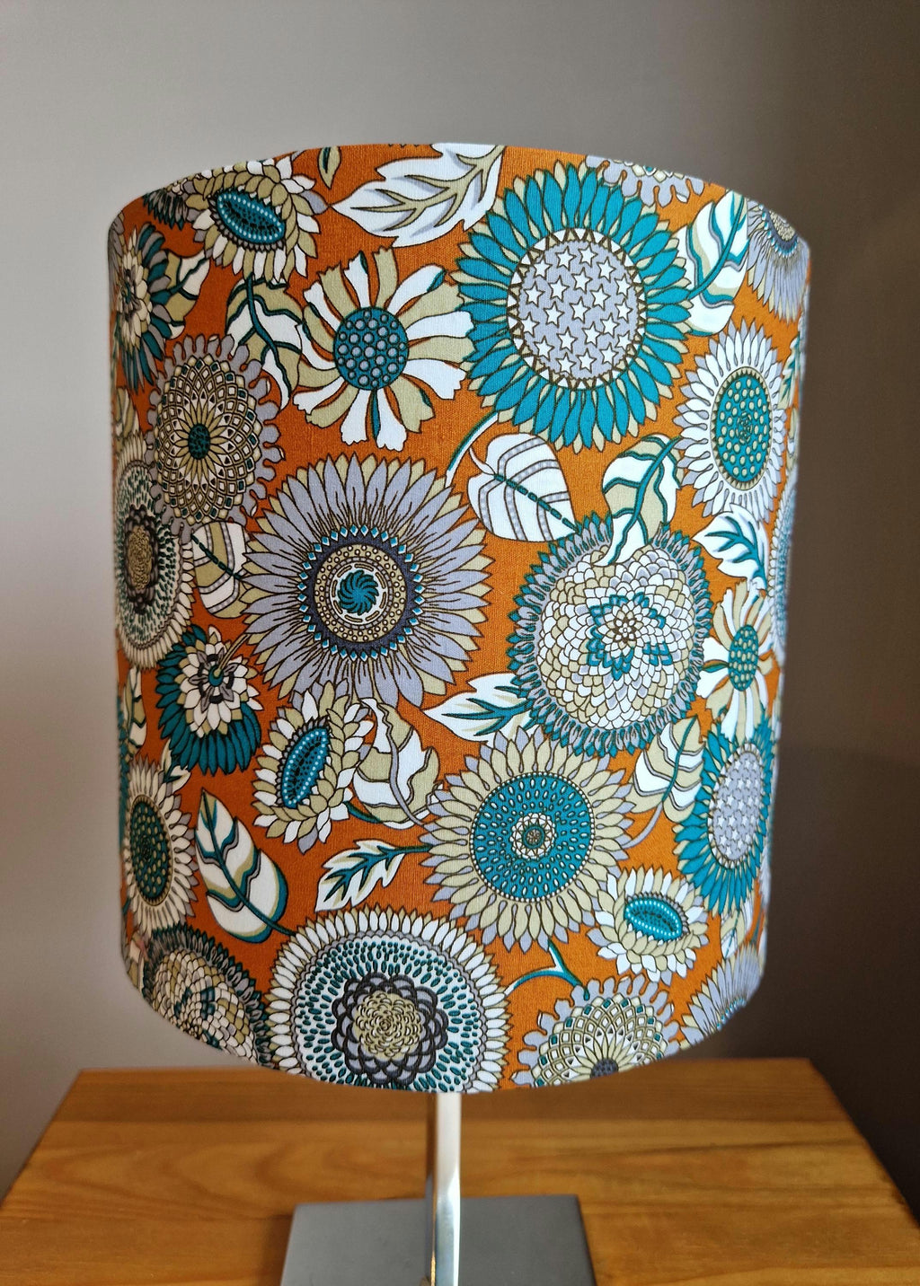 Retro Floral Sunflower Lampshade