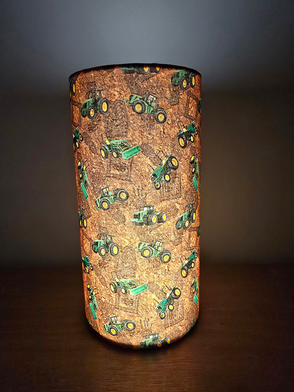 Handmade Animal Print Nightlight. Wireless Night Light with Dimmable Remote. Rechargeable Kids Bedside Lamp
