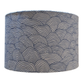 Handmade Wave Line Pattern Drum Lampshade