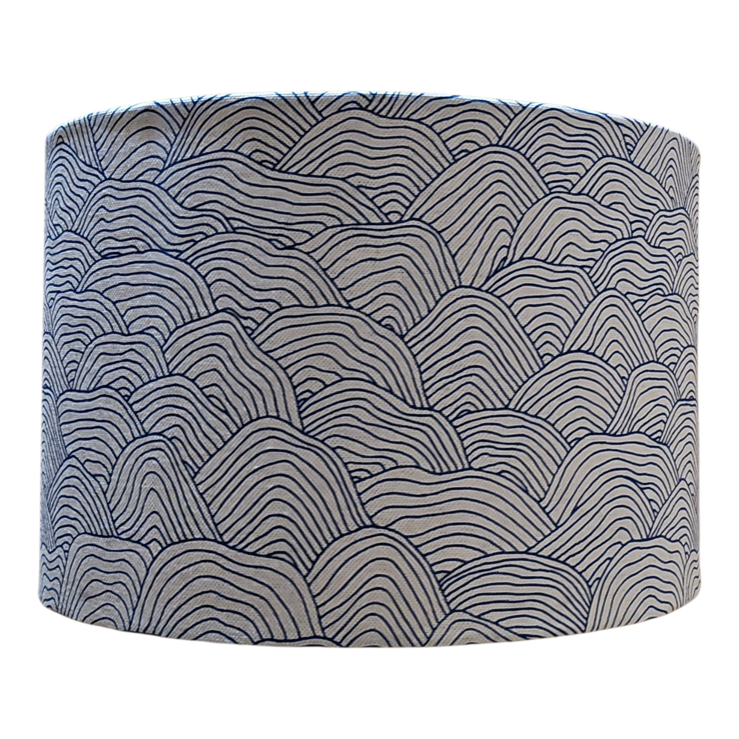 Handmade Wave Line Pattern Drum Lampshade