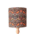 William Morris Lampshade with Iconic Strawberry Thief Design.