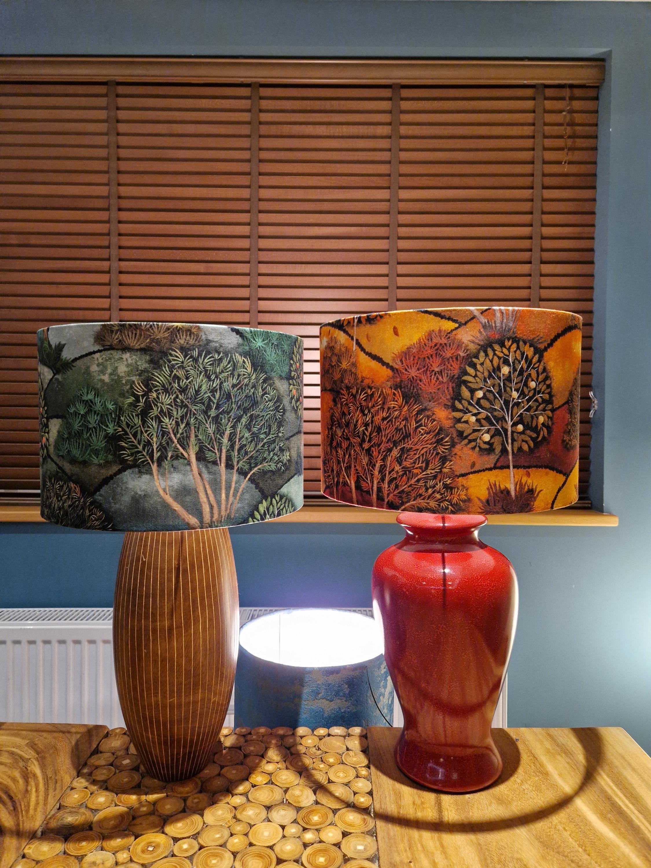 Handmade Summer Woodland Lampshade