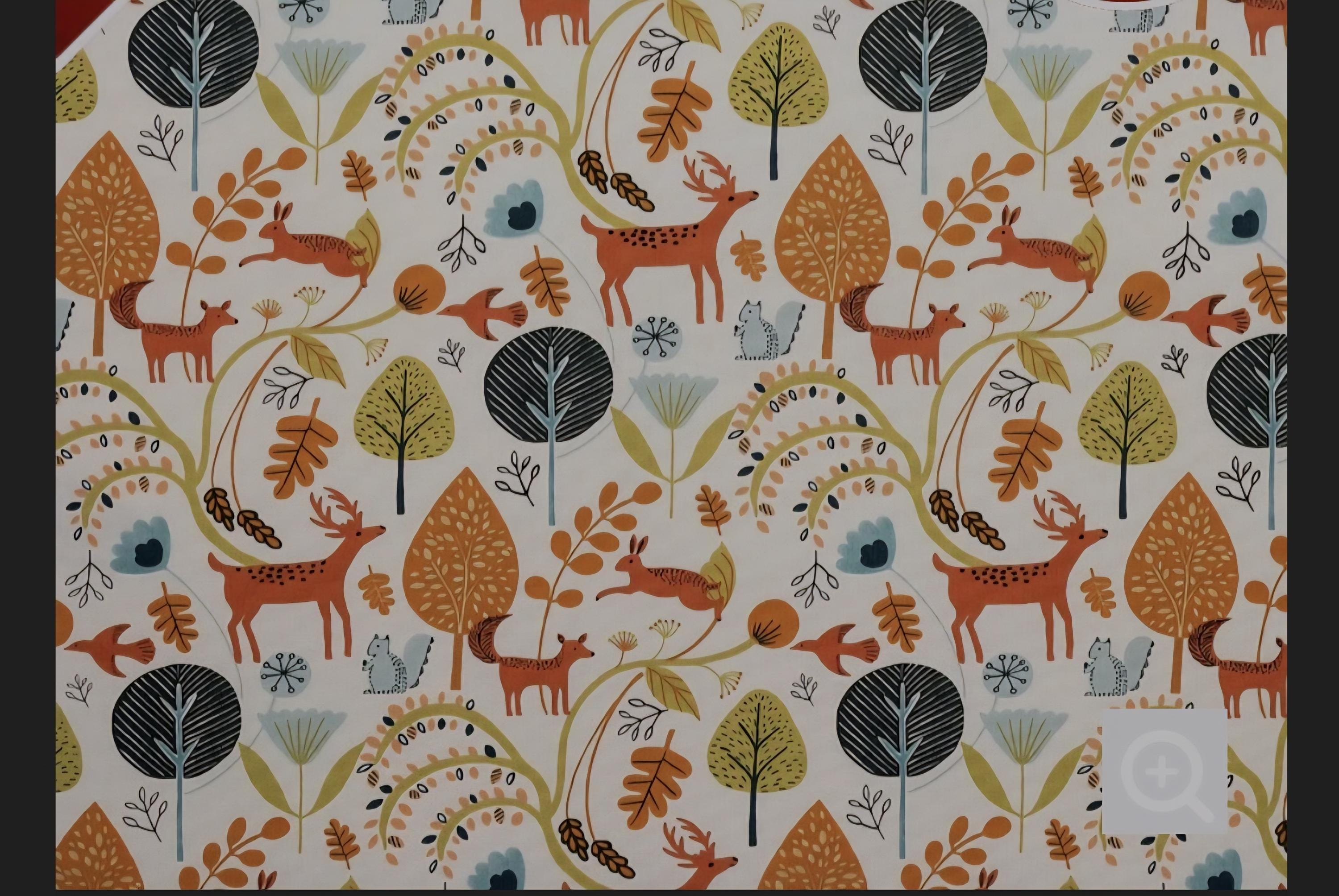 Handmade Animal Print Nightlight. Wireless Night Light with Dimmable Remote. Rechargeable Kids Bedside Lamp