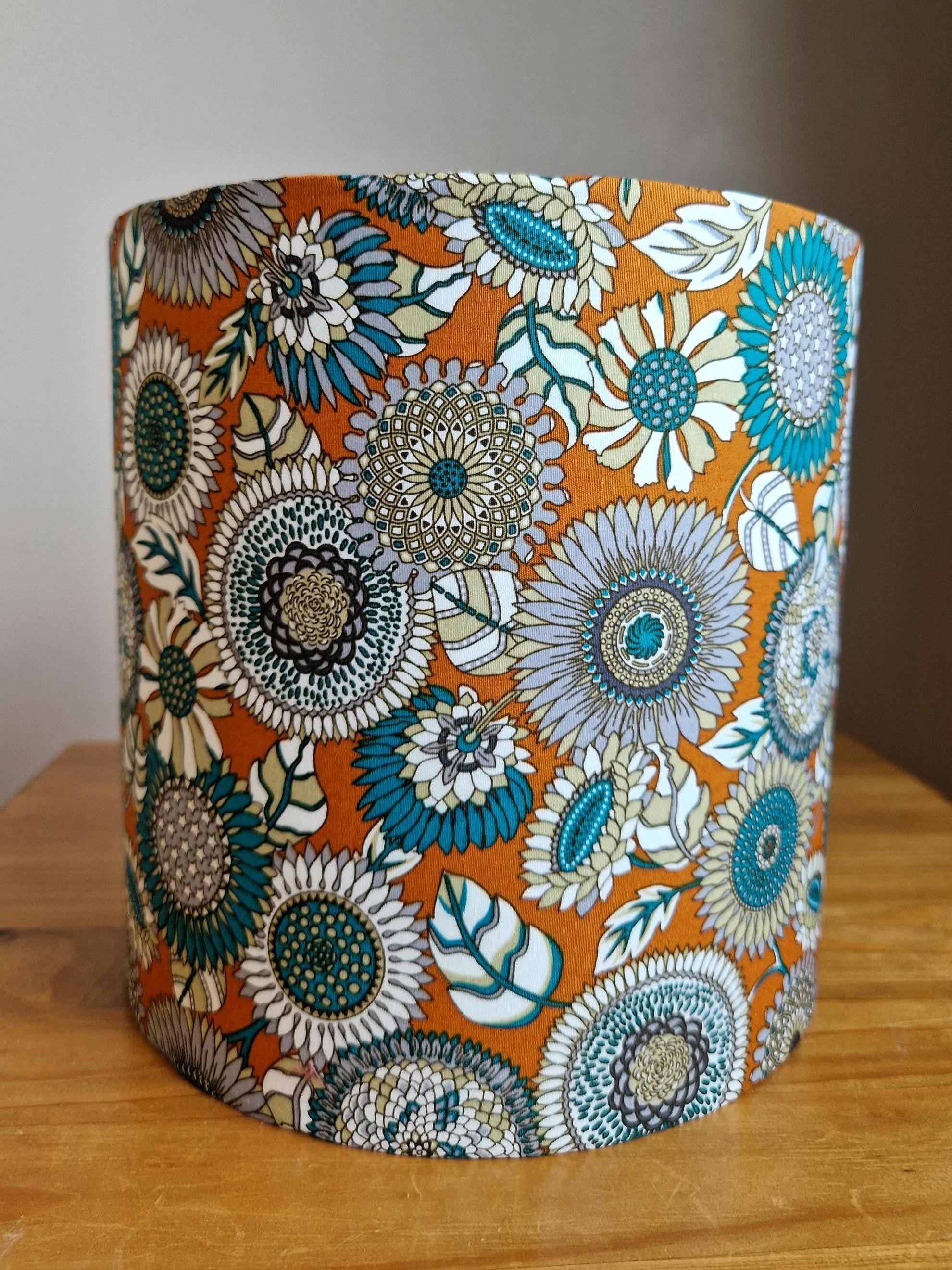 Retro Floral Sunflower Lampshade