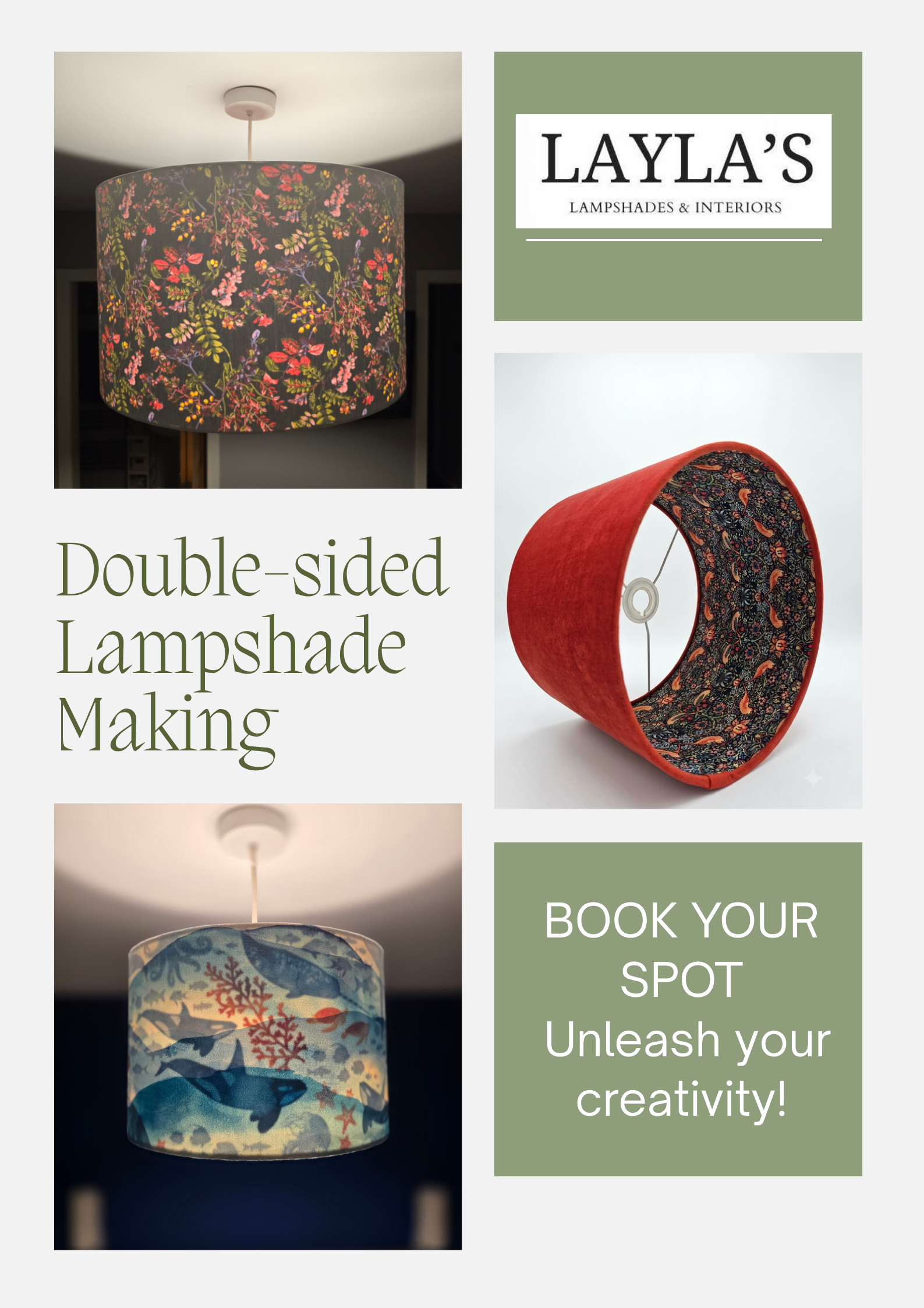 Double-Sided Lampshade Making Workshop -10/10/2026 @10am - King Street Halls, Kirkwall, KW15 1JF (Copy)