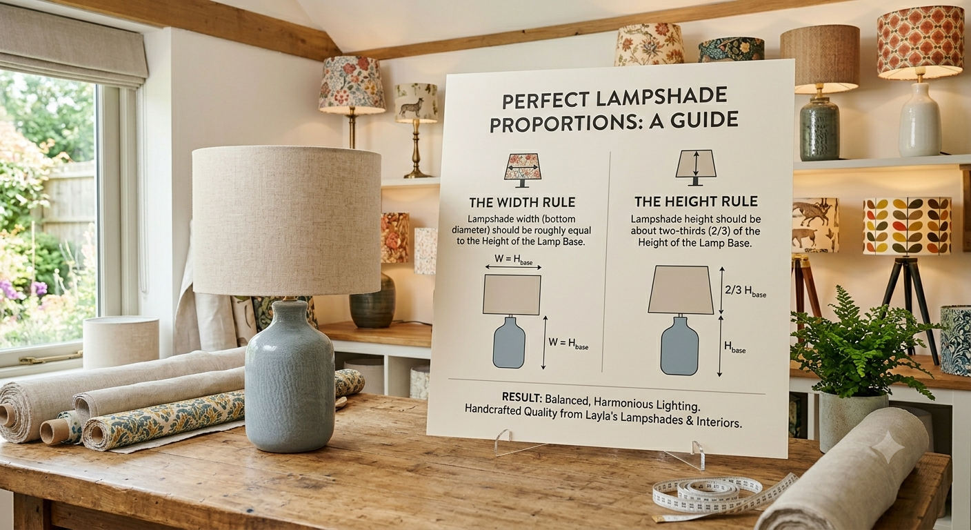 Handmade Burnt Orange Drum Lampshade, Double-Sided William Morris with Strawberry Thief Cotton Interior