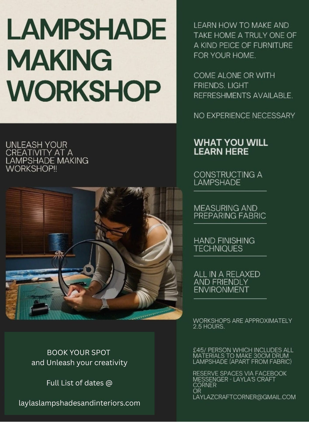 Lampshade Making Workshop - 05/9/2026 @10am - King Street Halls, Kirkwall, KW15 1JF