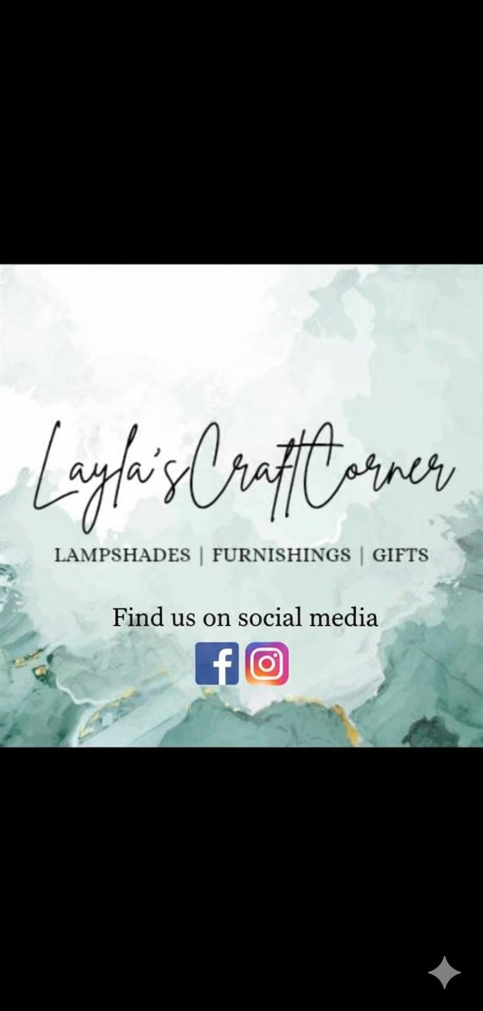 iLiv Double Sided Under the Sea Lampshade, Blue Velvet Marine Print Drum Shade