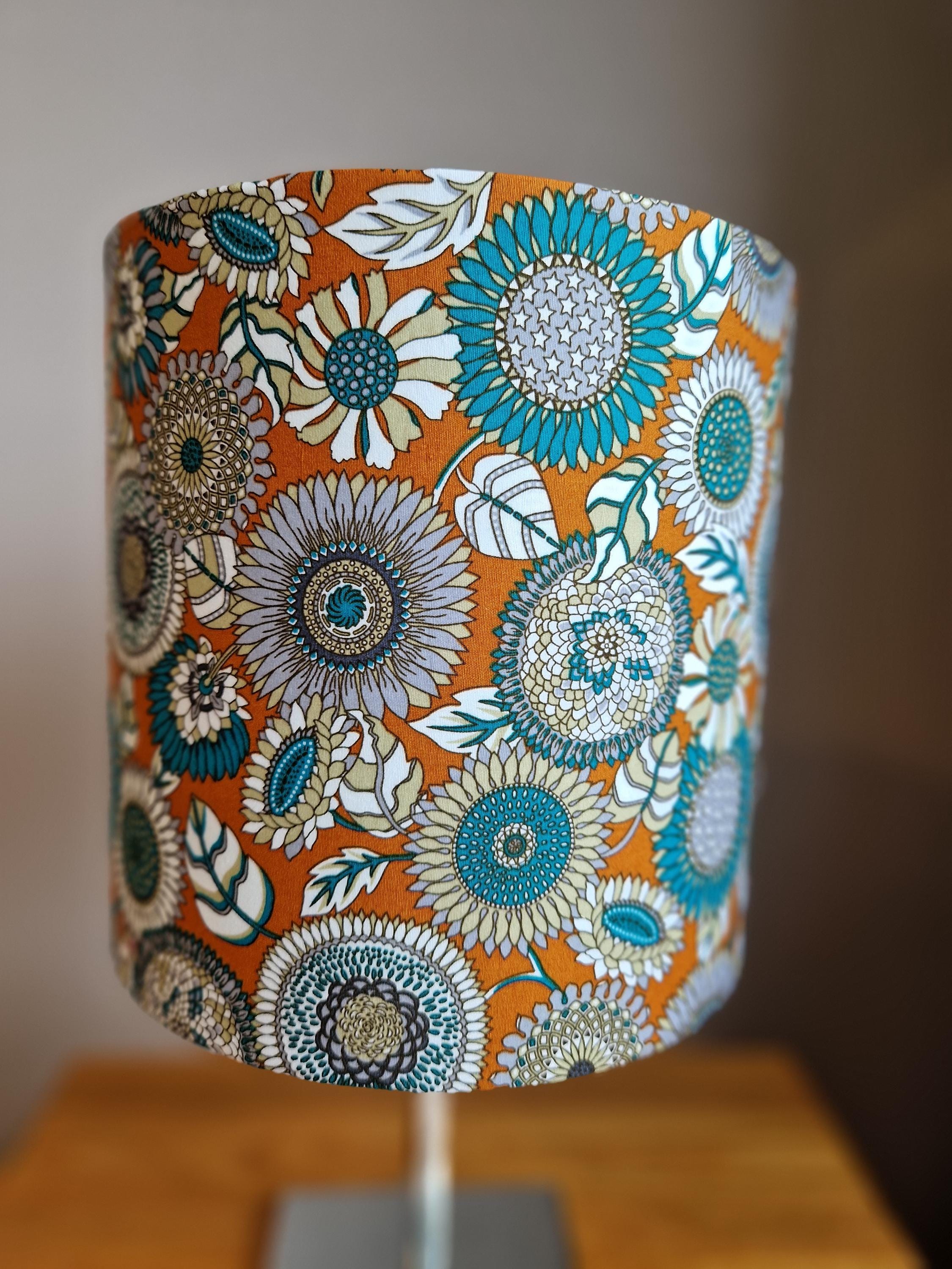 Retro Floral Sunflower Lampshade